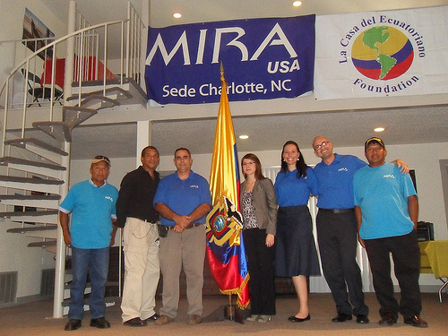Miraists in Charlotte Volunteer at the Mobile Ecuadorian Consulate