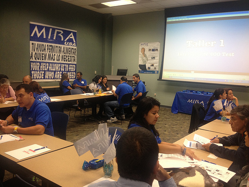 MIRA USA held a workshop on how to apply to college.