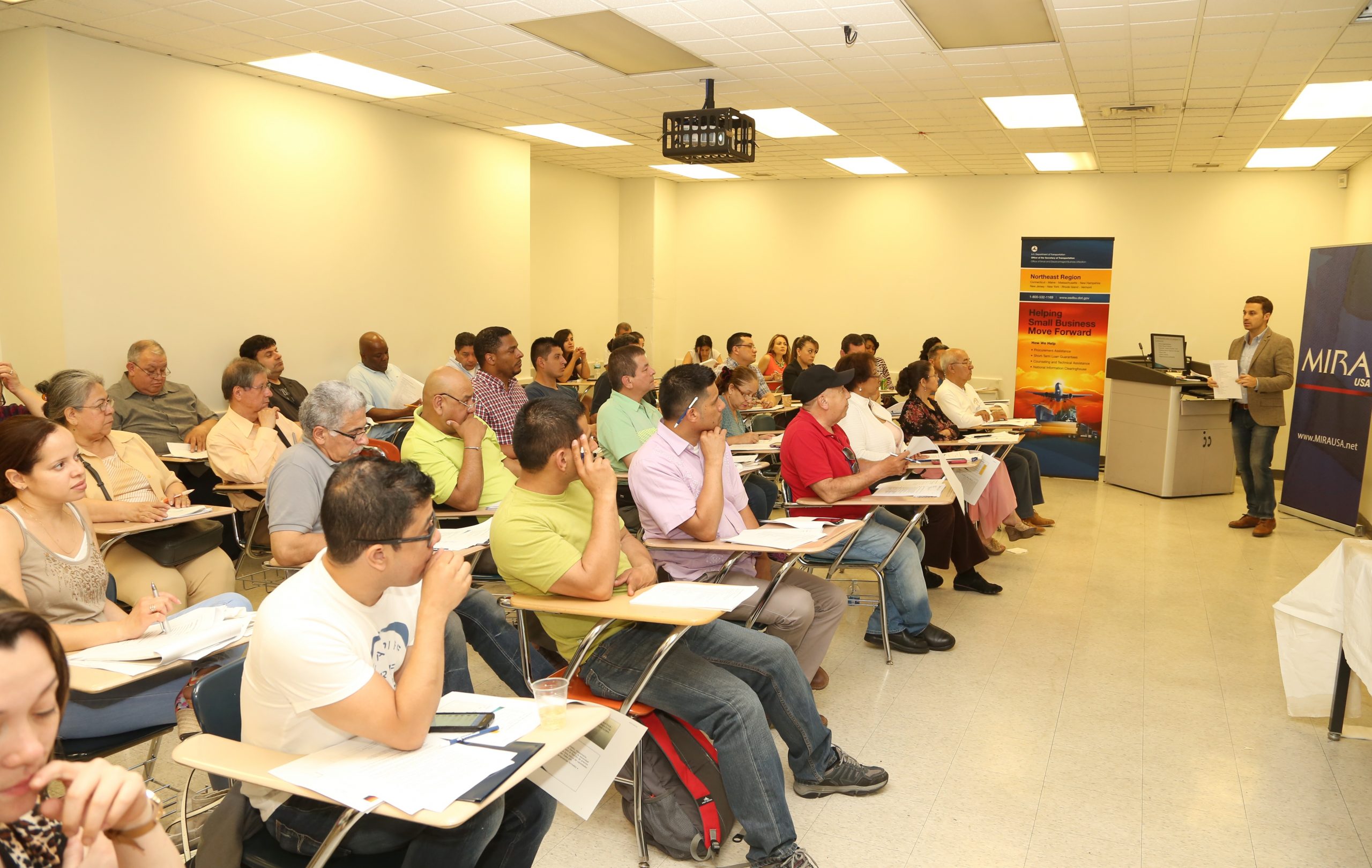 MIRA USA conducted its first "Training for Small Contractors and Construction Companies" in the city of New York