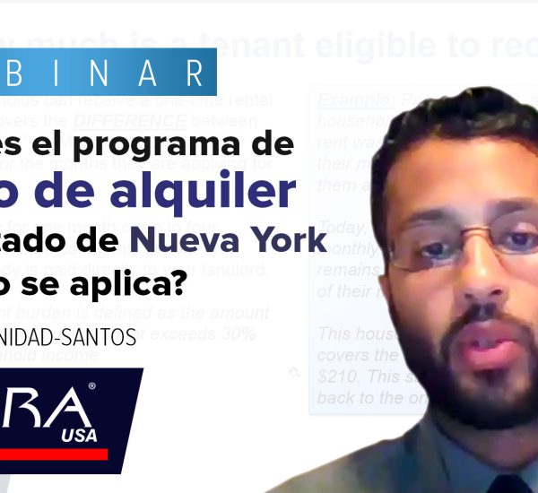 Webinar: ¿Qué es el programa de alivio de alquiler del estado de Nueva York y cómo se aplica?