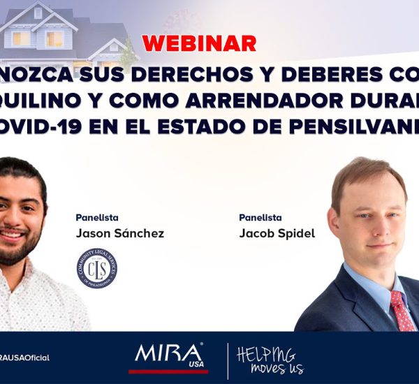 Webinar: Conozca sus Derechos y Deberes como Inquilino y como Arrendador Durante Covid-19 – Pensilvania.