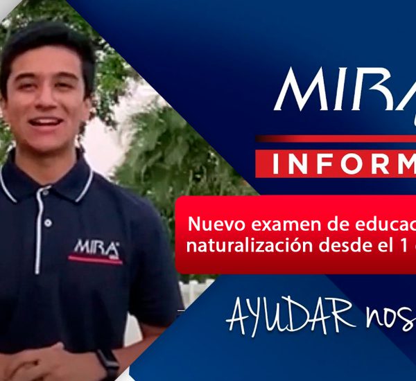 #MIRAUSAInforma: Nuevo examen de educación cívica de naturalización desde el 1 de diciembre