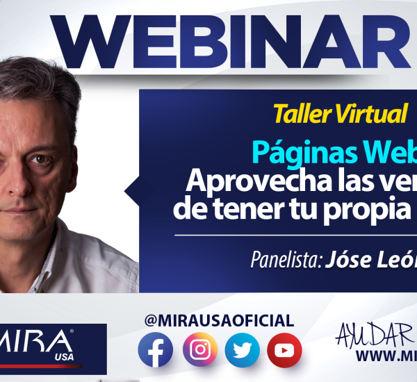 Seminario Virtual: Páginas Web, Aprovecha las ventajas de tener tu propia página.