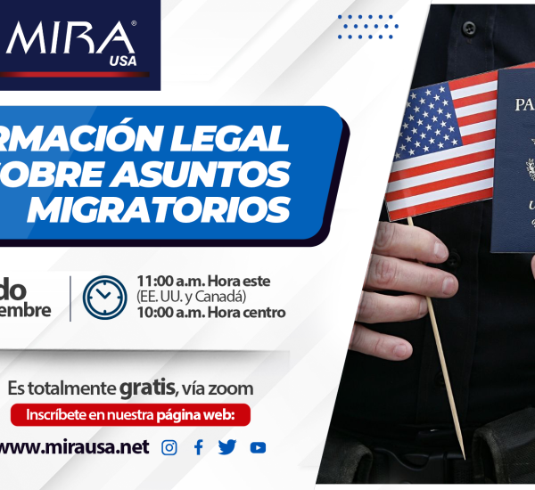 Webinar: Información legal sobre asuntos migratorios