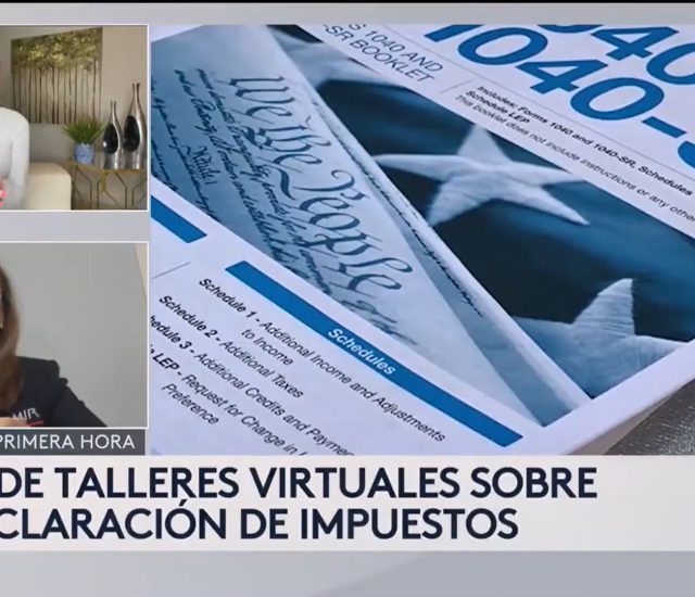 PRENSA | Entrevista Univisión sobre Taller Sistema de Impuestos USA