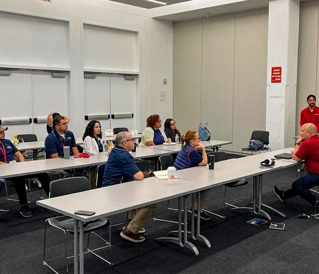 Planeación de actividades con la Cruz Roja Americana en New York