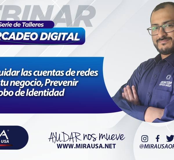 Taller virtual: Prevenir estafas y robo de identidad