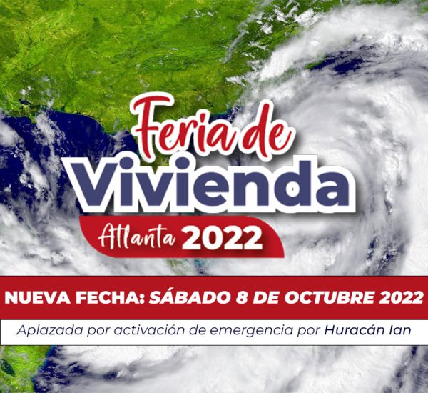 Feria de vivienda Atlanta aplazada por huracán Ian.